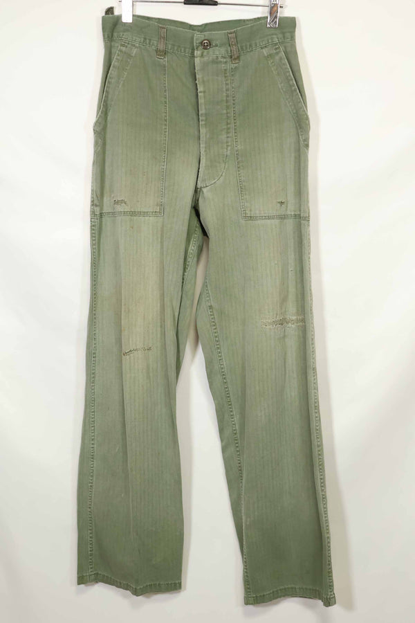 1950's USMC HBT P41 Cut Utility Pants Korean War Used