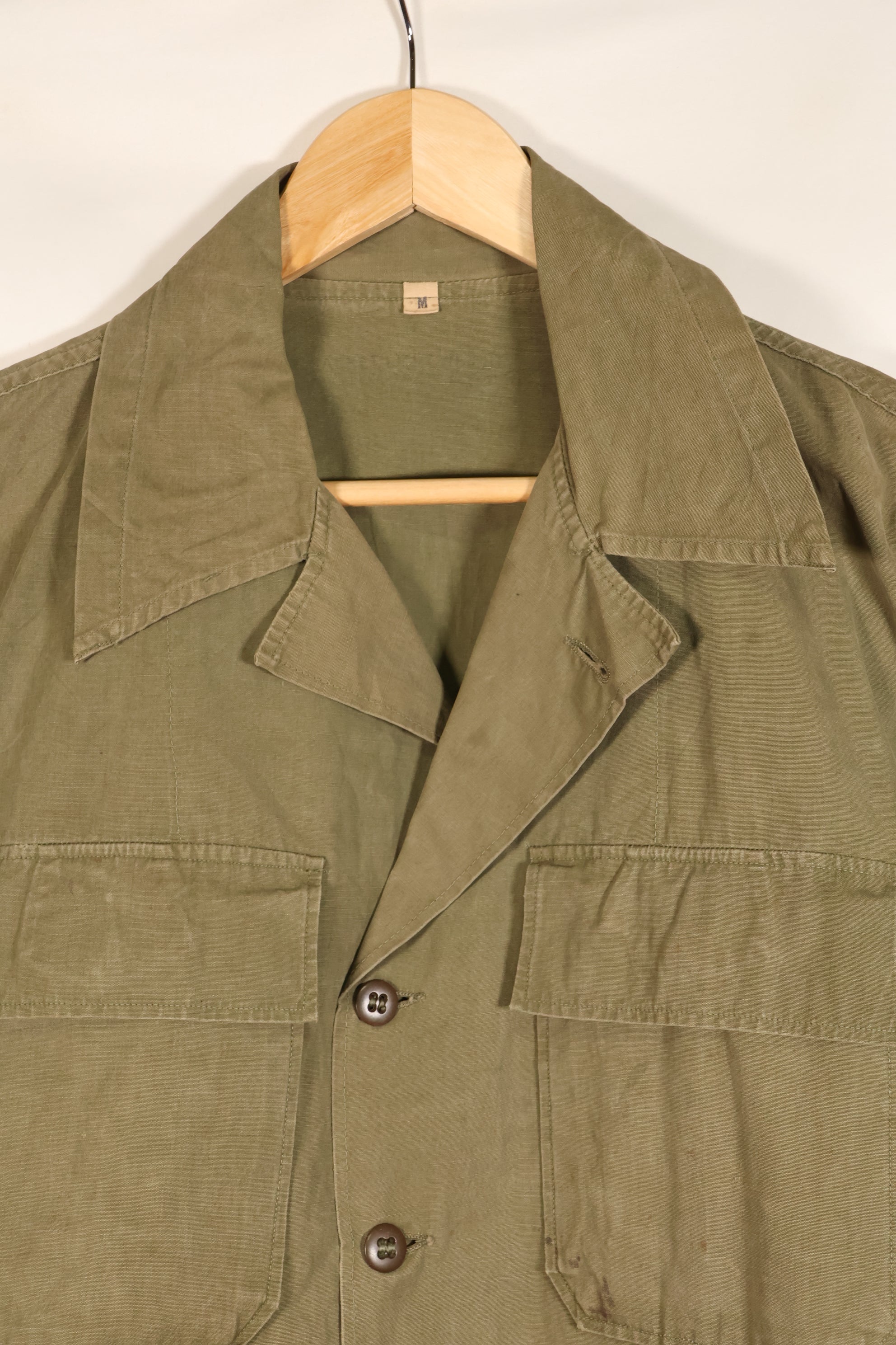 1940s, Size M, Prototype, U.S. Army, Cotton Poplin Jungle Shirt, Used