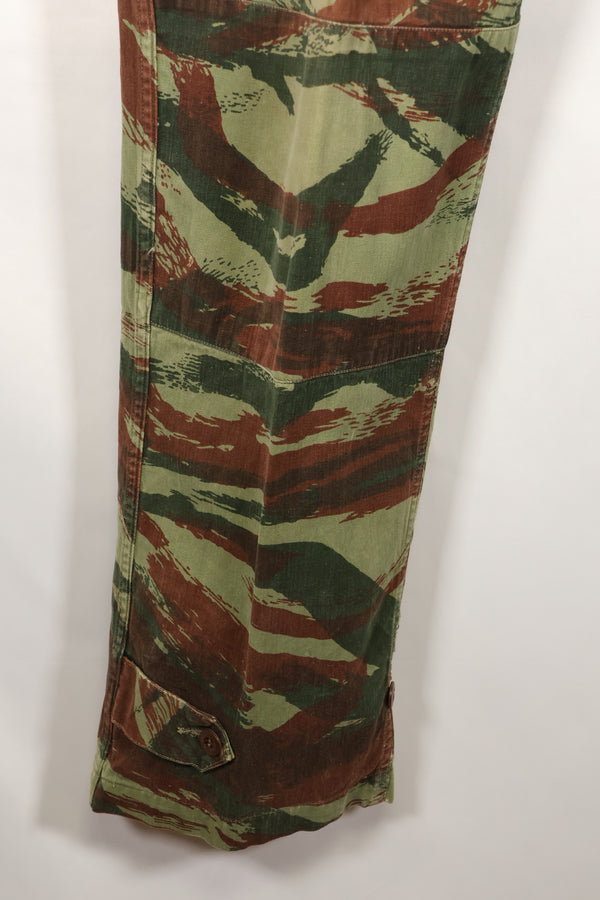 1960s French Army Lizard Camouflage Pants TAP 47/56 Pattern Used D
