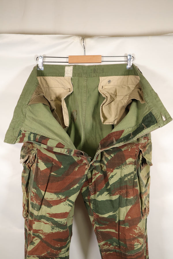 1960s French Army Lizard Camouflage Pants TAP 47/56 Pattern Used D
