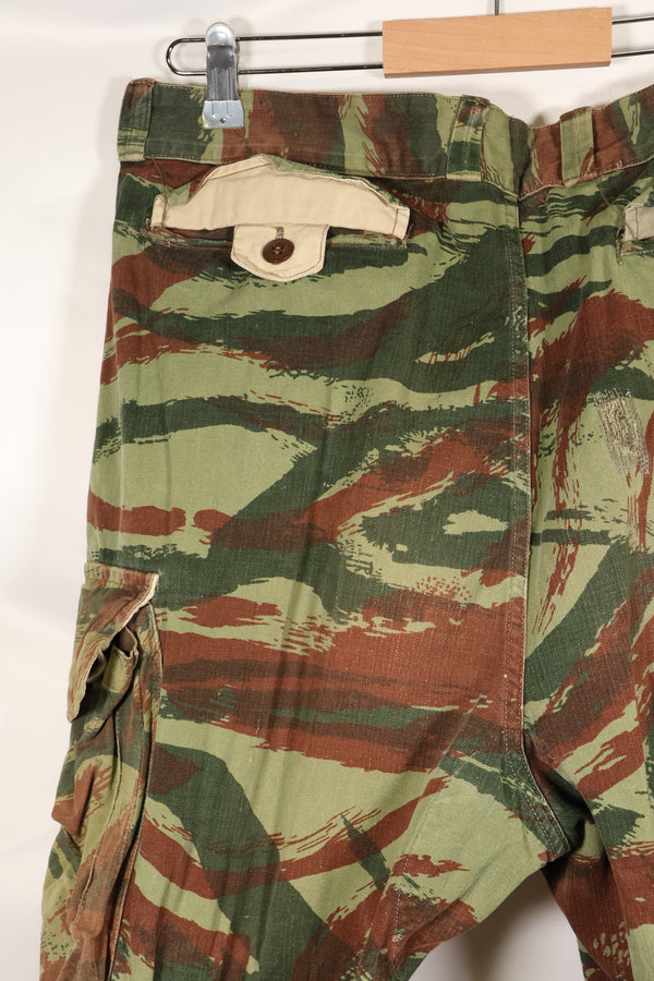 1960s French Army Lizard Camouflage Pants TAP 47/56 Pattern Used D