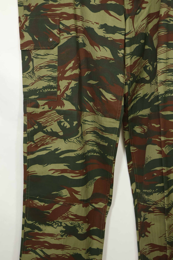 1980's French Army Lizard Camouflage Field Pants, unused.