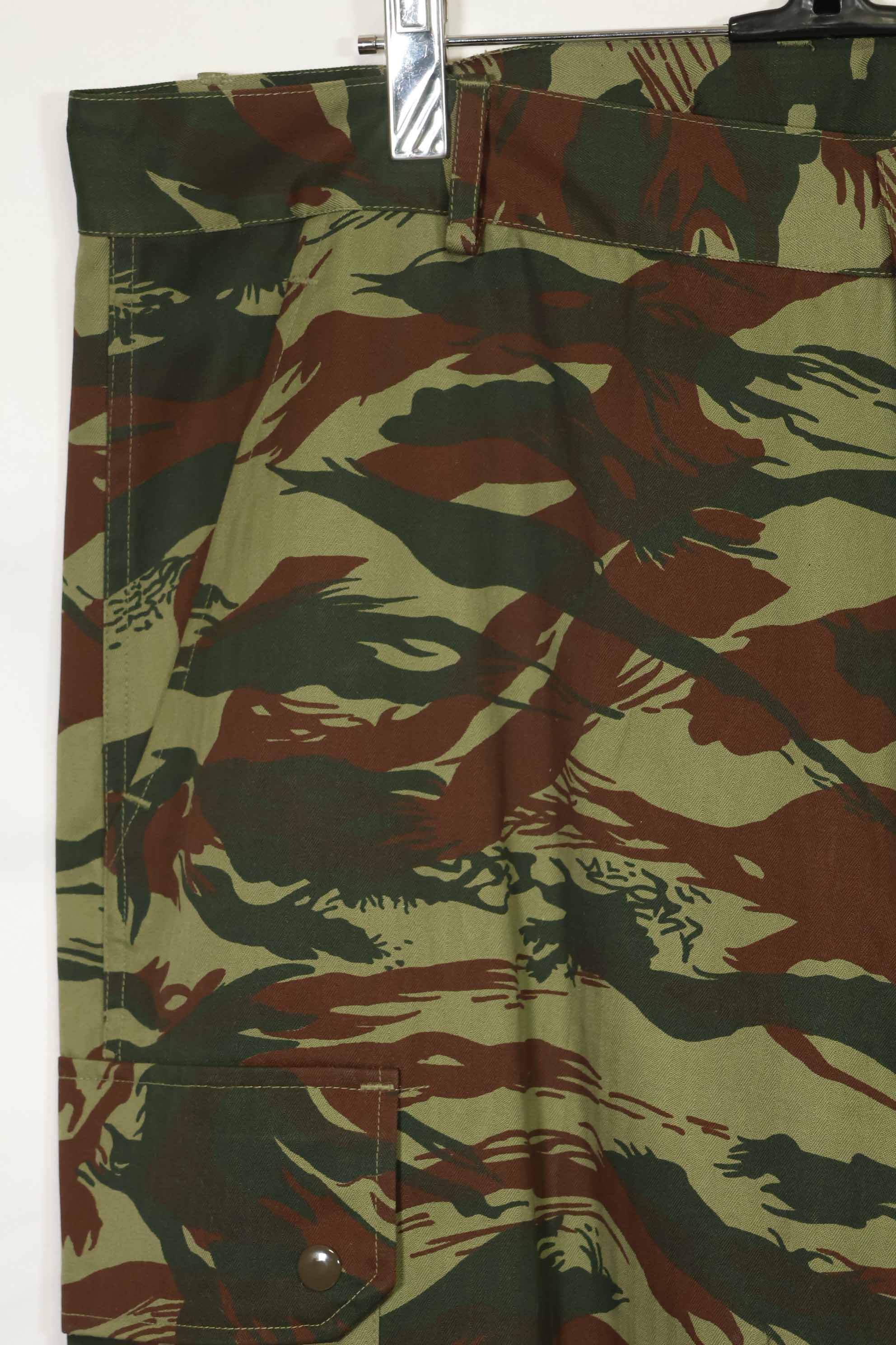 1980's French Army Lizard Camouflage Field Pants, unused.