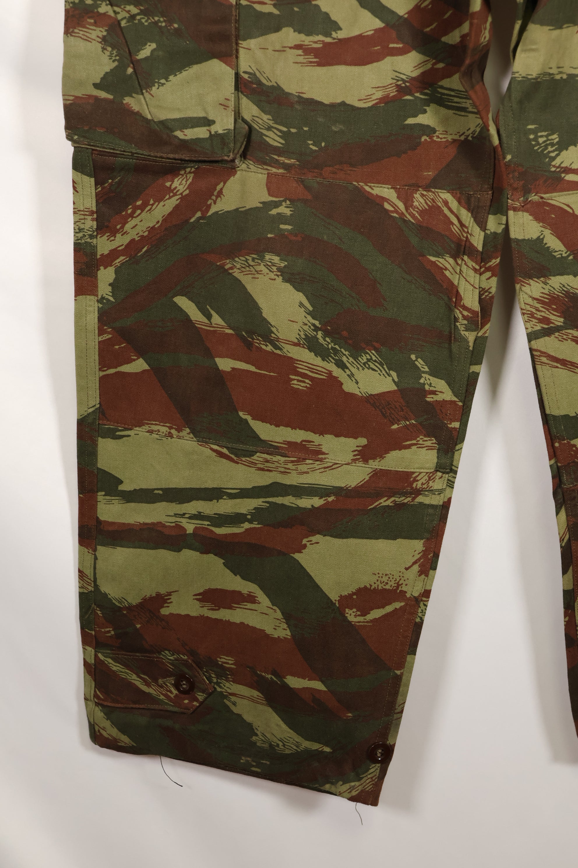 1960s French Army Lizard Camouflage Pants TAP 47/56 Pattern Used E
