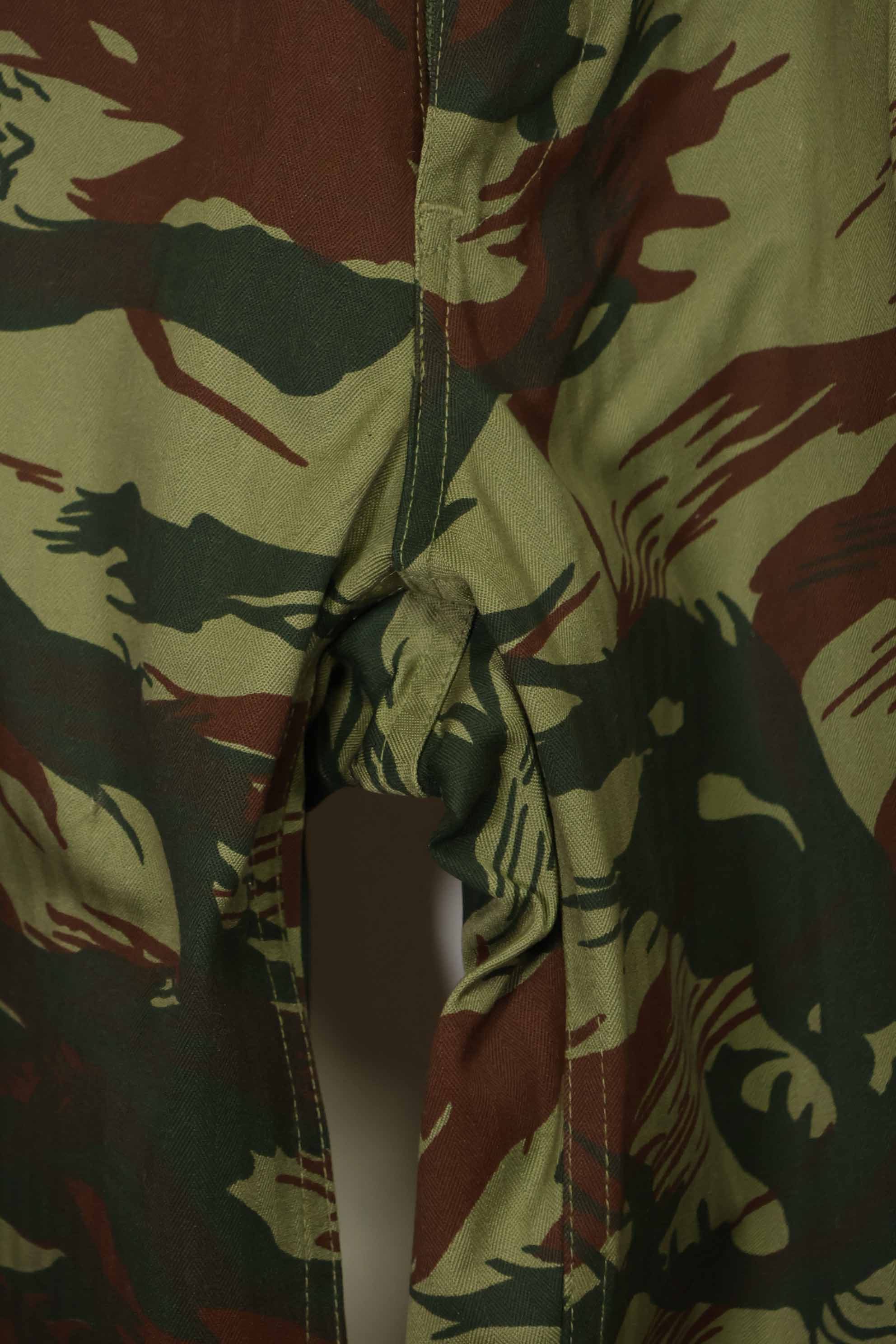 1980's French Army Lizard Camouflage Field Pants, unused.