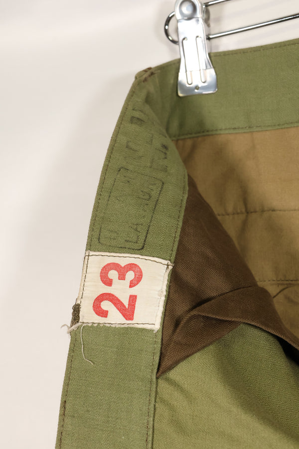 1960s French Army Lizard Camouflage Pants TAP 47/56 Pattern Used E