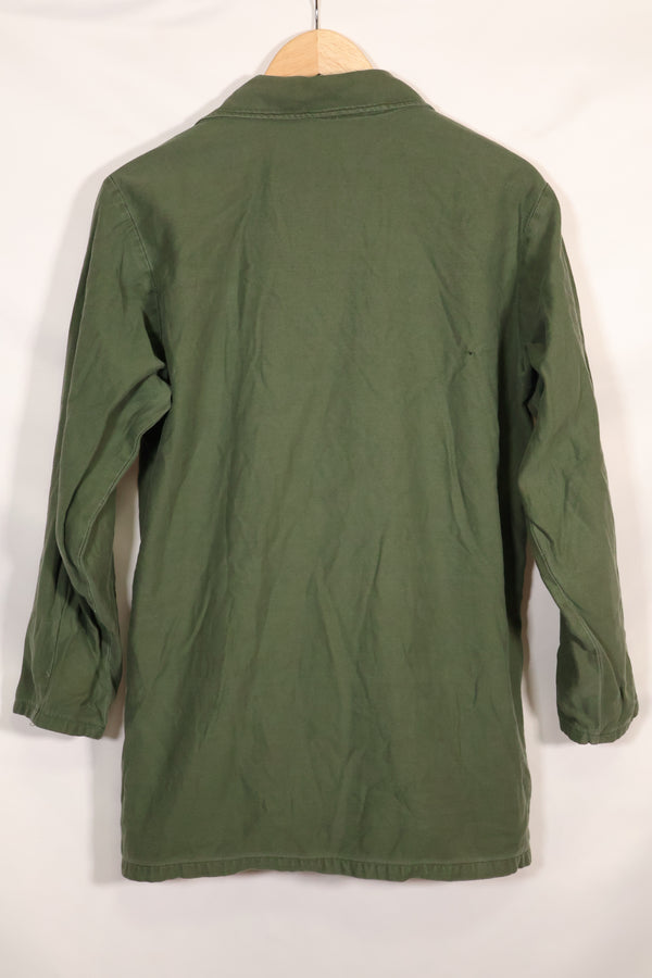 1967 Contract US Navy OG-107 Utility Shirt Engineering Corps SEABEES same owner C