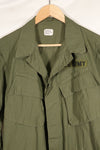 1969 Contract M-R Non Rip 3rd Model Jungle Fatigue Jacket, used, with tape.