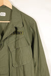 1969 Contract M-R Non Rip 3rd Model Jungle Fatigue Jacket, used, with tape.