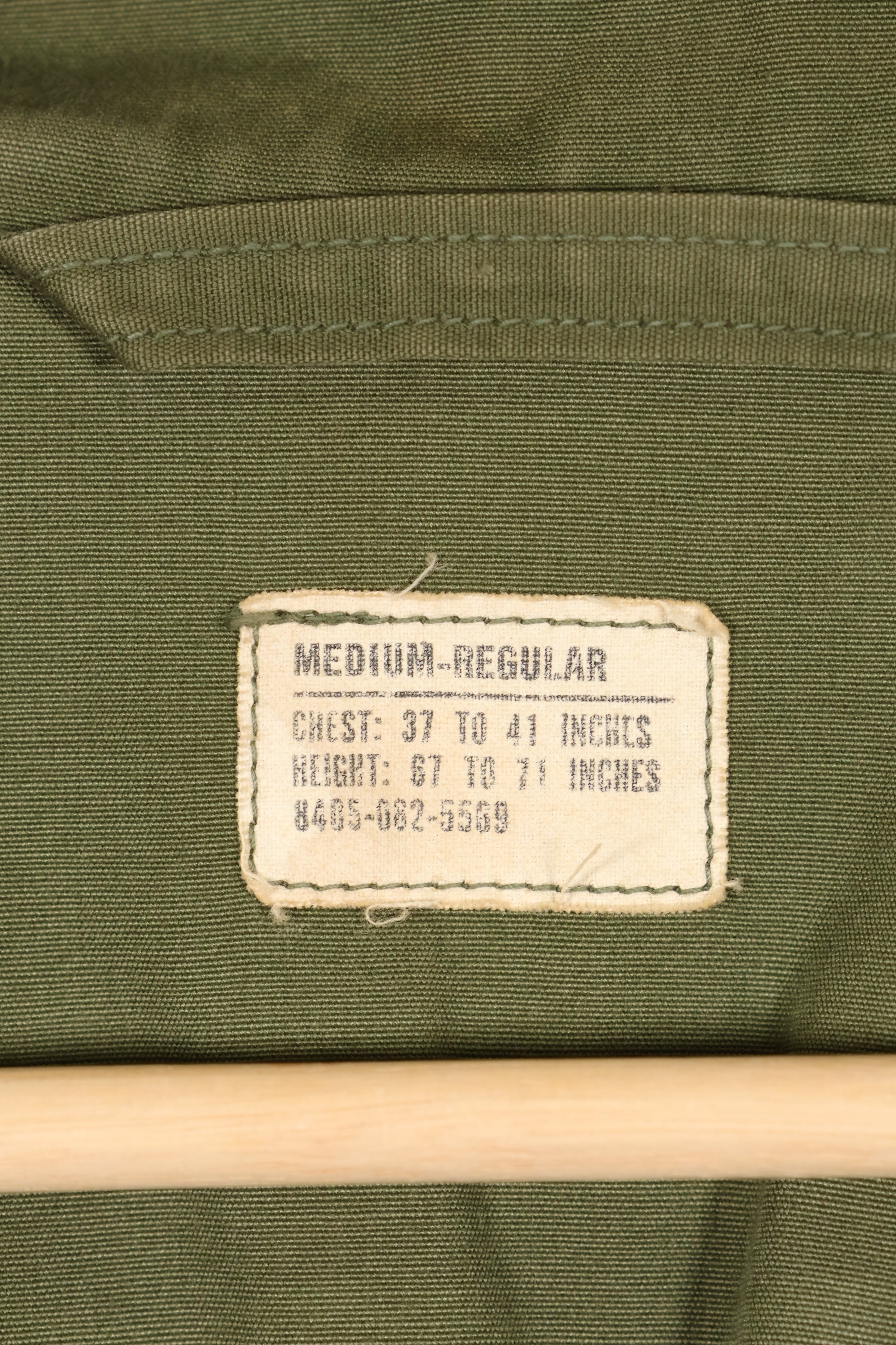 Circa 1967 M-R 3rd Model Jungle Fatigue Jacket, used.