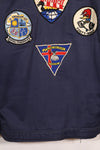 1968 Contract US Navy Anti-Submarine Patrol Mechanic Deck Jacket with locally made patches, used.