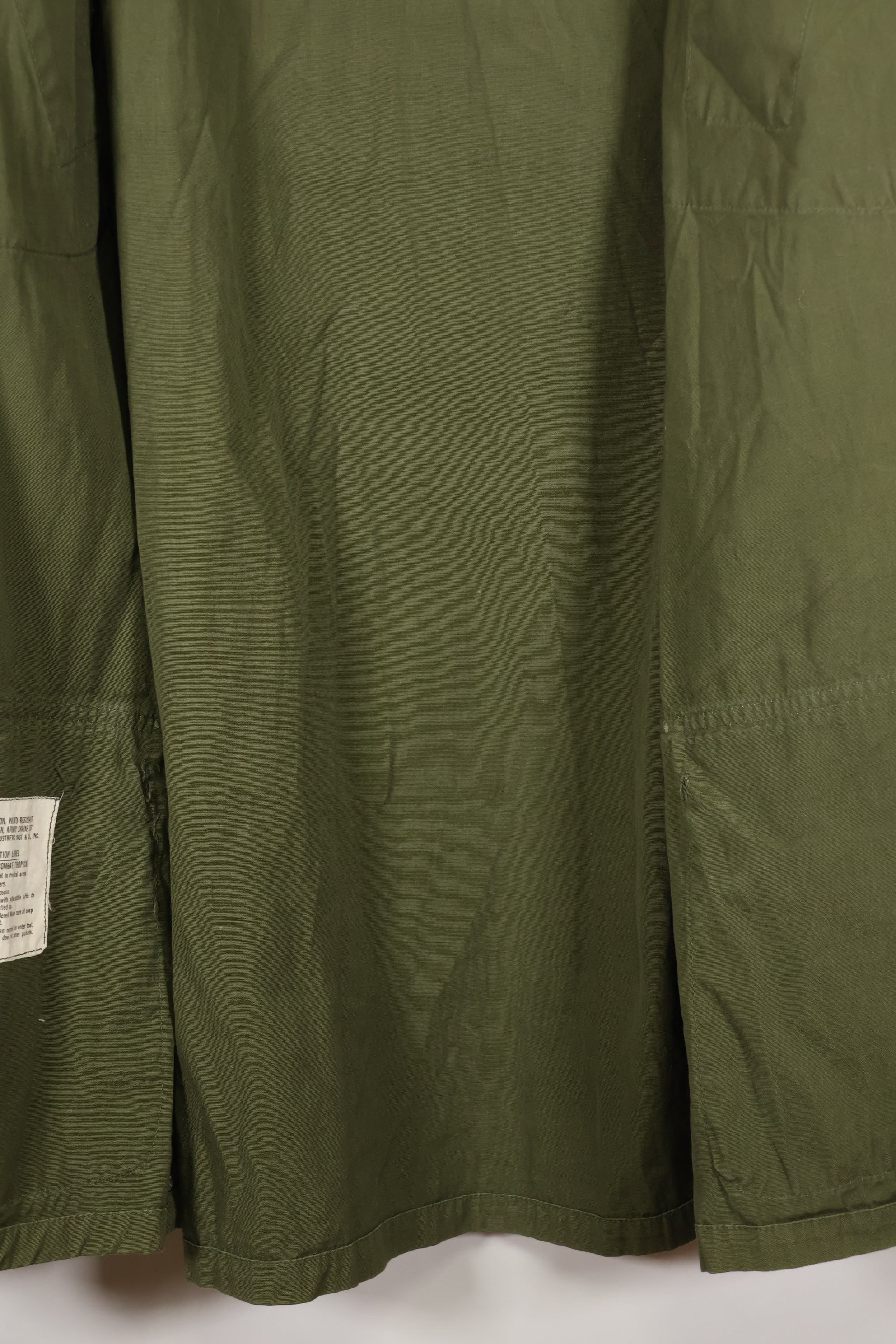 1967 年 Contract M-R 3rd Model Jungle Fatigue Jacket，状况良好，使用过。