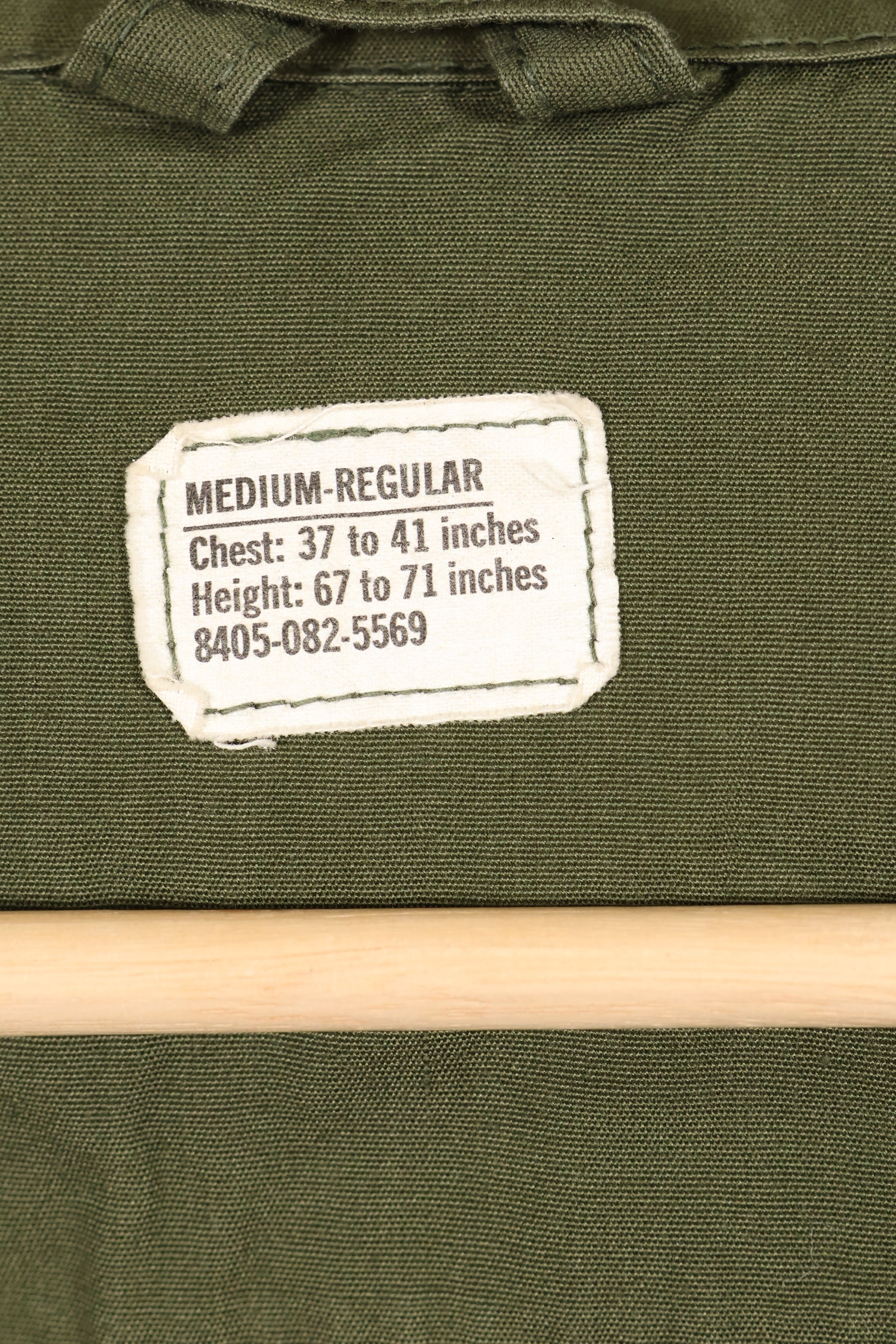 1967 年 Contract M-R 3rd Model Jungle Fatigue Jacket，状况良好，使用过。