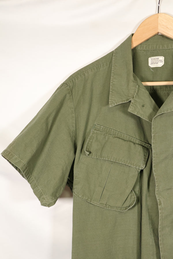 1968 Contract M-S 4th Model Jungle Fatigue Jacket with USAF Tape Short Sleeves Modified Used