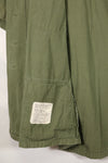 1968 Contract M-S 4th Model Jungle Fatigue Jacket with USAF Tape Short Sleeves Modified Used