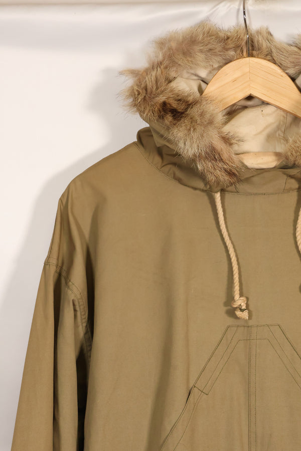 1940年代全新库存美军M1942雪地派克大衣，含原装尺码标签，未使用过