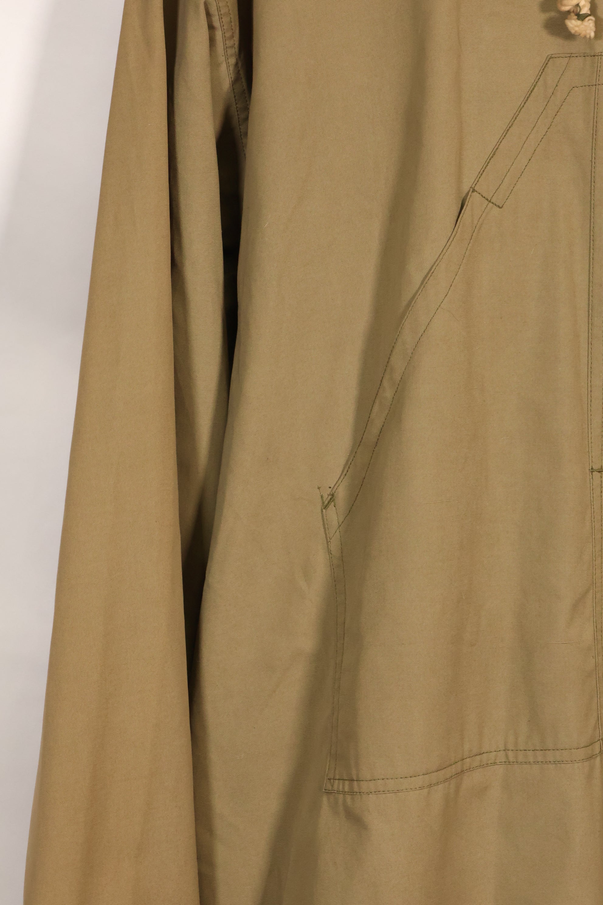 1940年代全新库存美军M1942雪地派克大衣，含原装尺码标签，未使用过