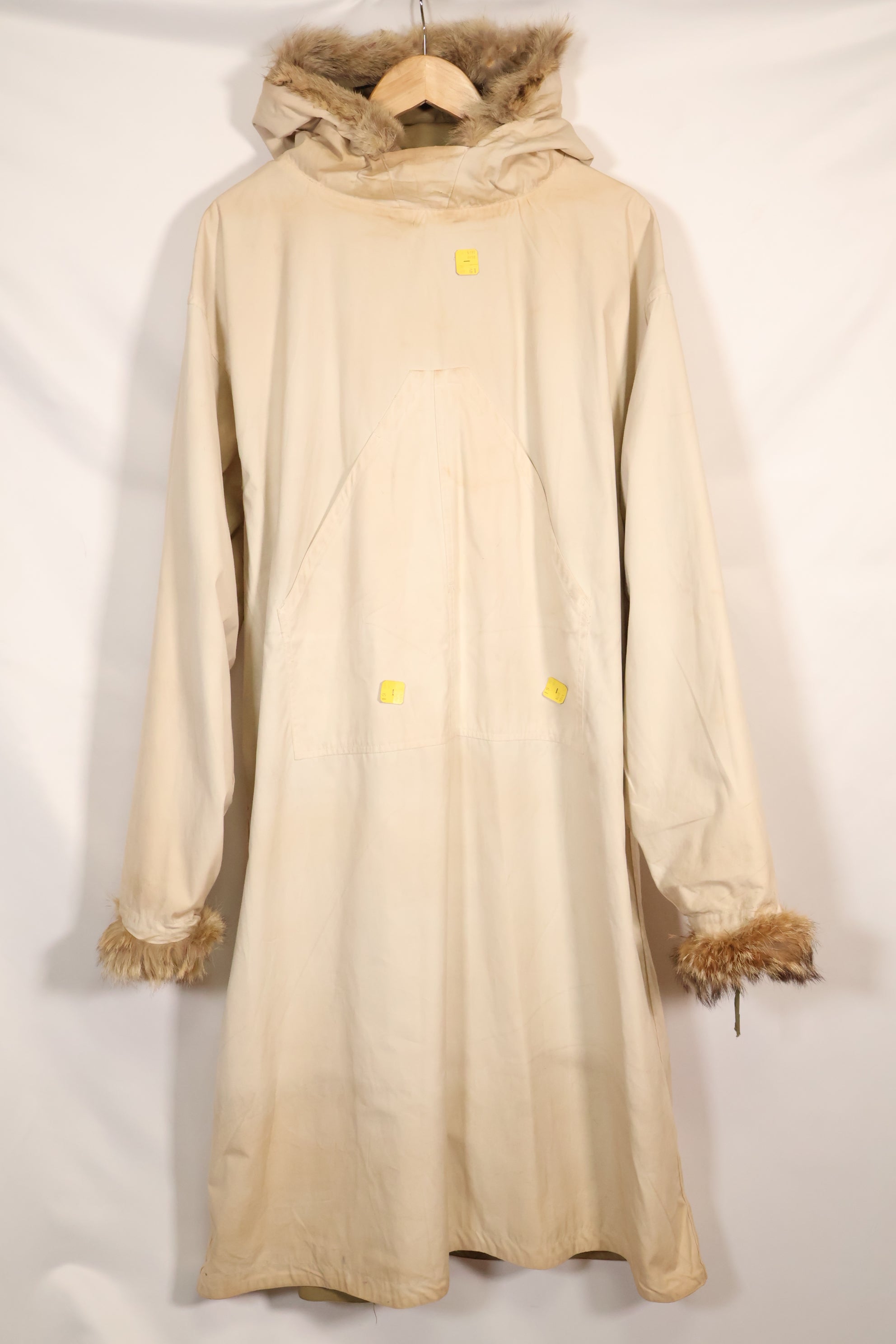 1940年代全新库存美军M1942雪地派克大衣，含原装尺码标签，未使用过