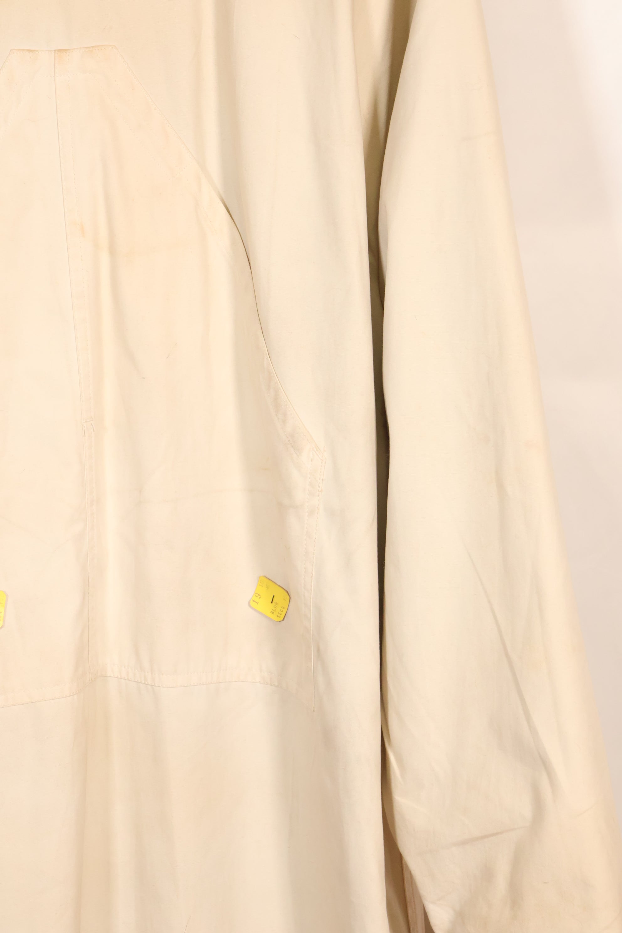 1940年代全新库存美军M1942雪地派克大衣，含原装尺码标签，未使用过