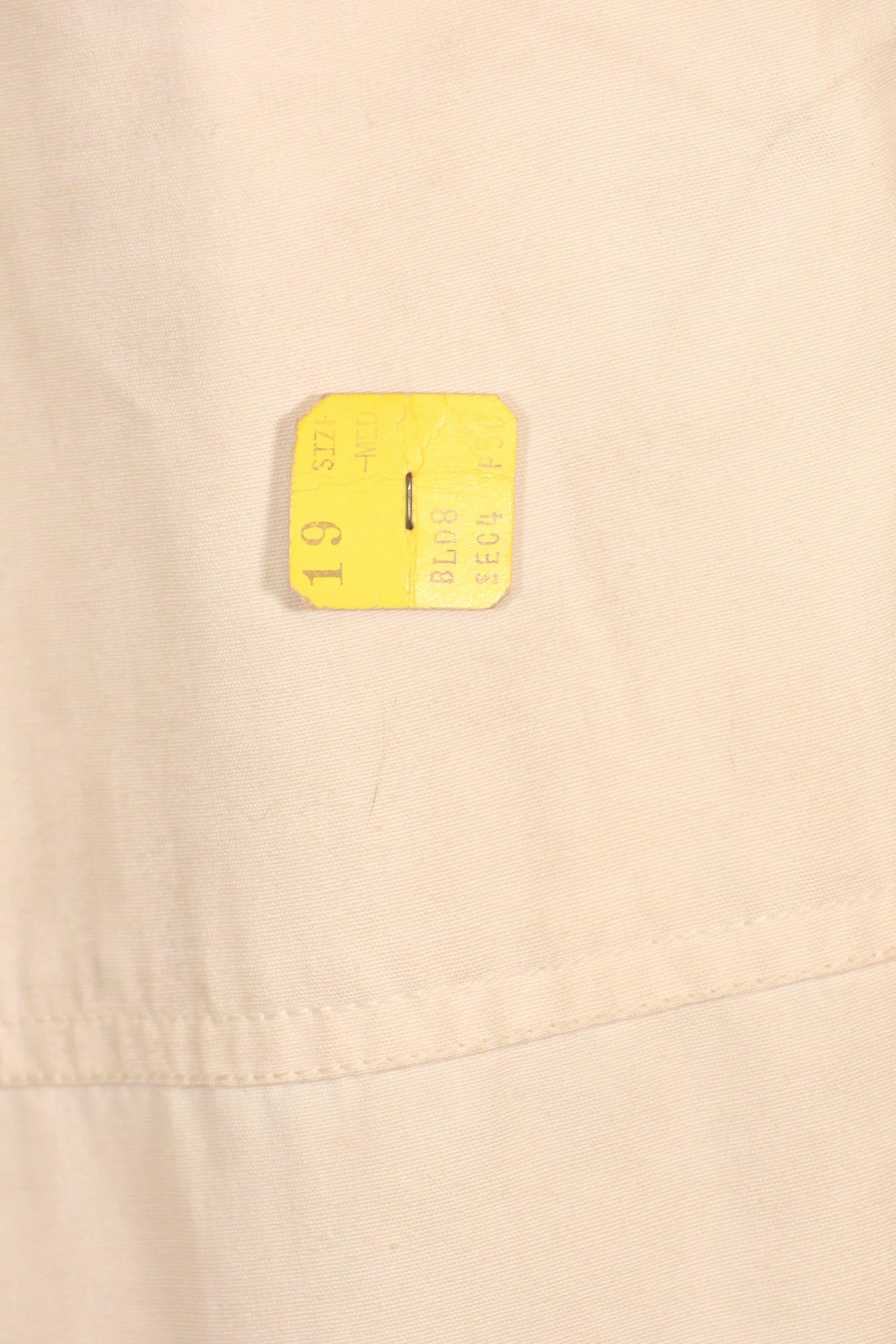 1940年代全新库存美军M1942雪地派克大衣，含原装尺码标签，未使用过