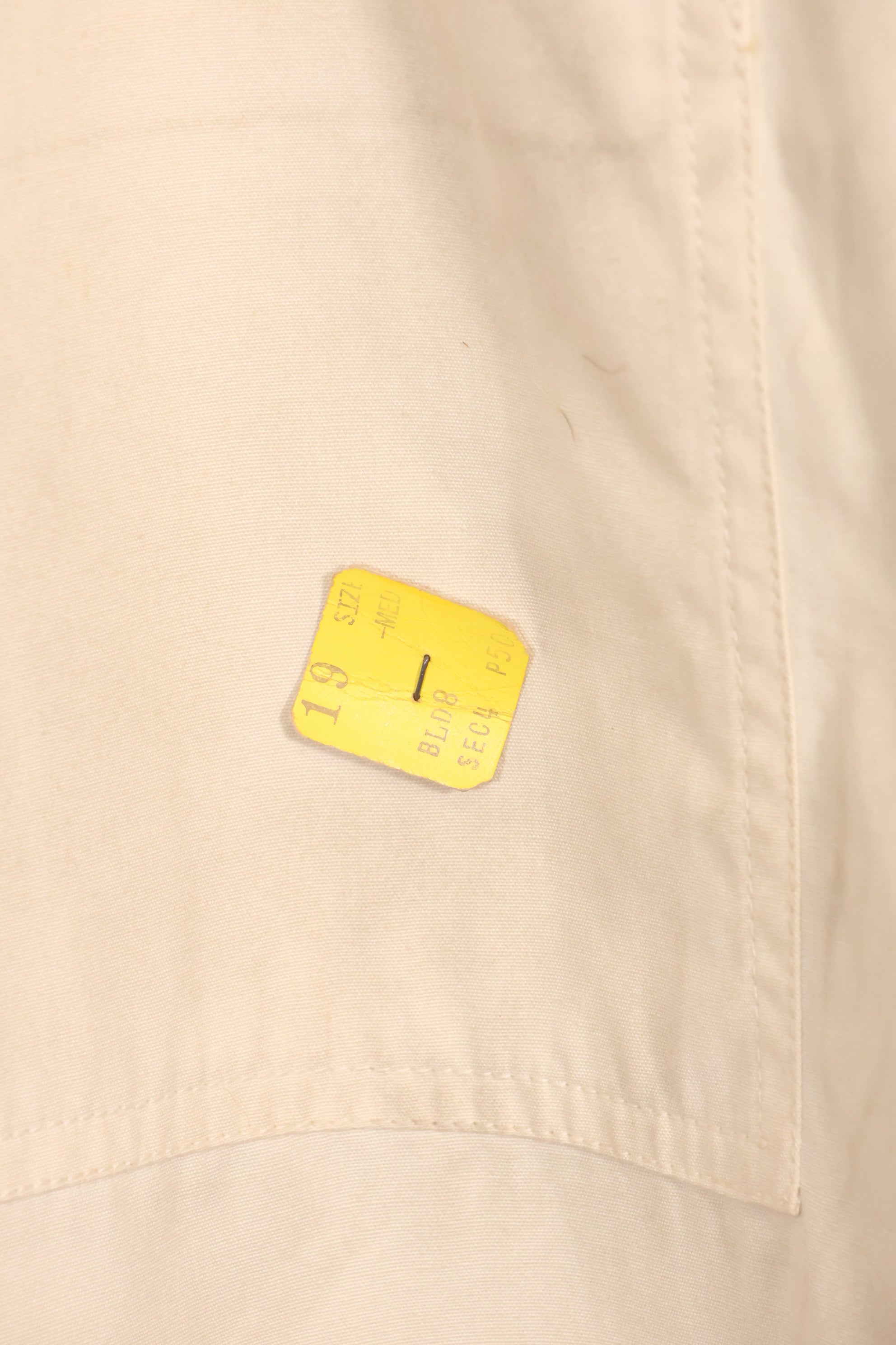 1940年代全新库存美军M1942雪地派克大衣，含原装尺码标签，未使用过