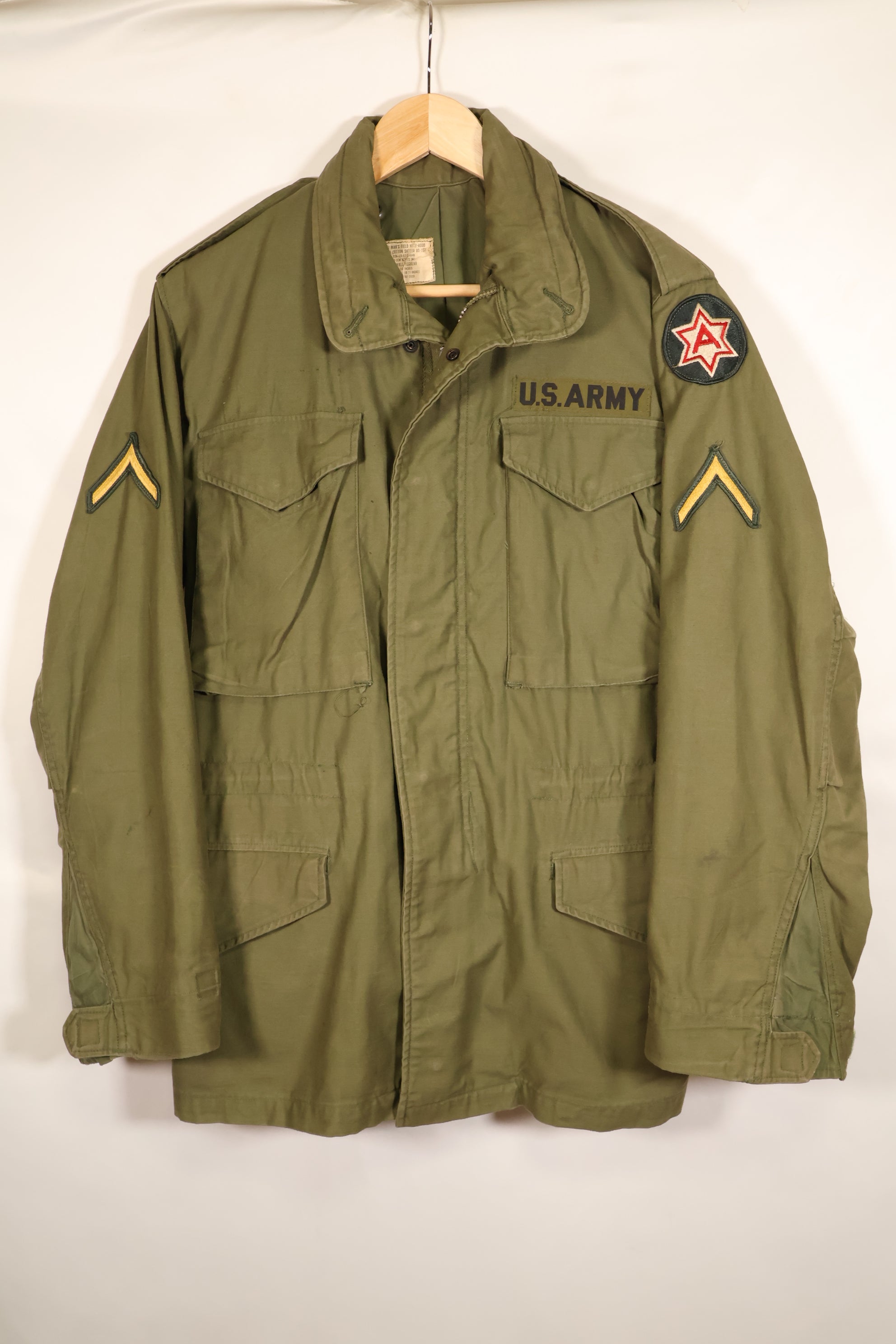 1967年契約　X-S-R　2nd Model M65　フィールドジャケット　パッチ初付け　中古品
