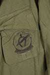 Circa 1966-67 M-R 3rd Model Jungle Fatigue Jacket with patches, good condition.