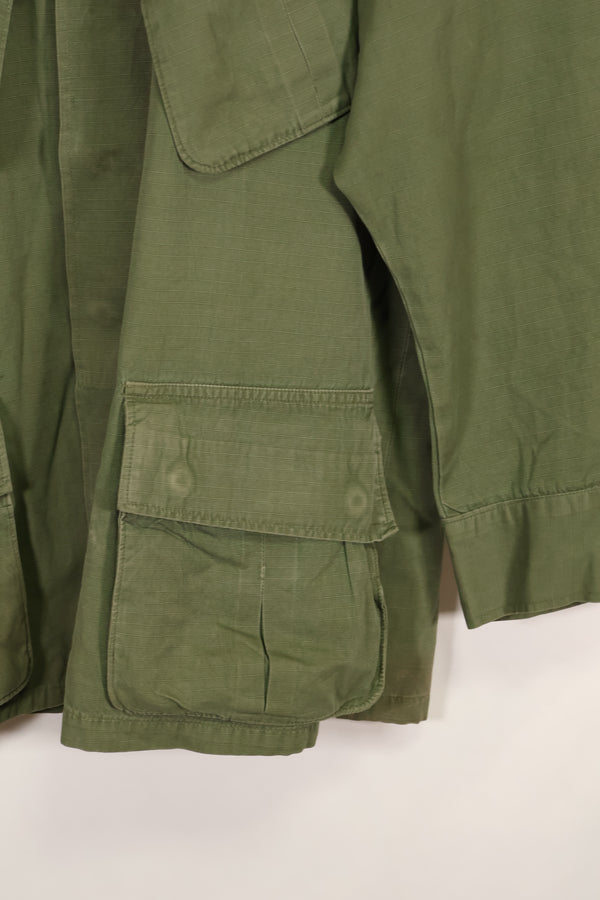 Real 1969 Ex-SF 4th Model Jungle Fatigue Jacket with patch, used.