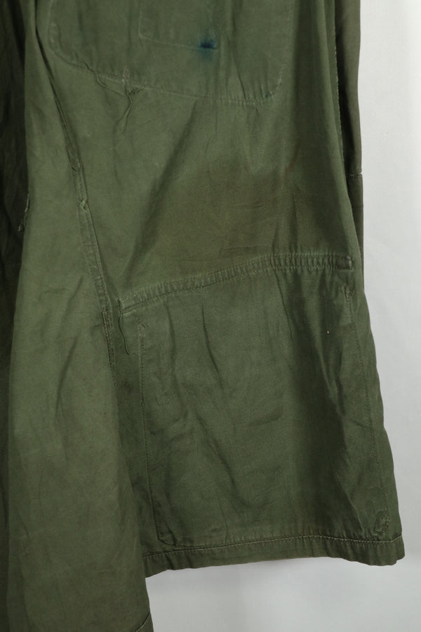 Real 2nd Model Jungle Fatigue Jacket SHORT-X-SMLL, used with fading.