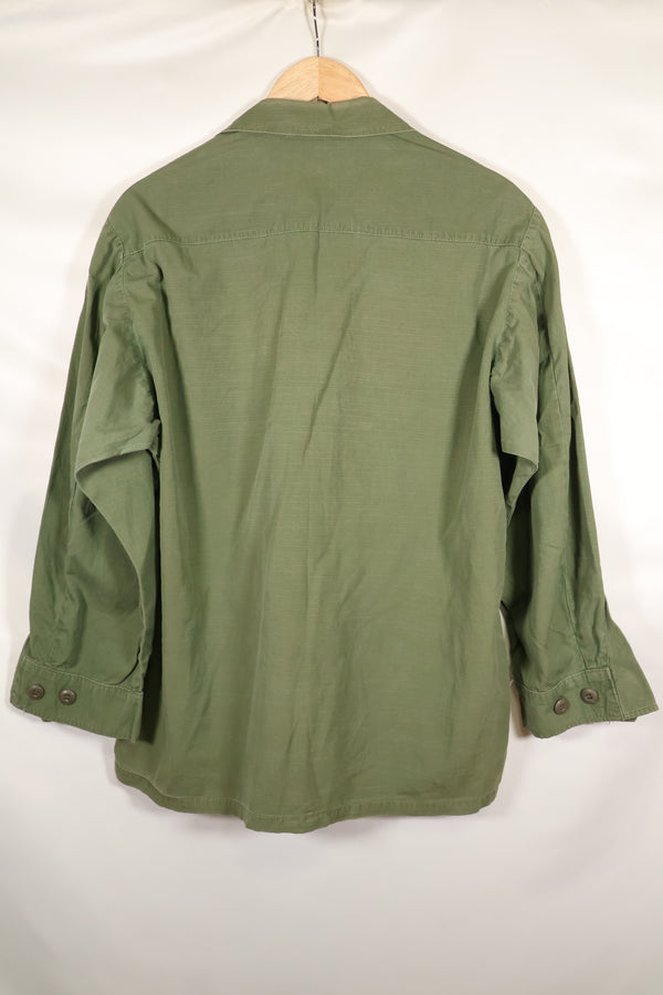 1968 Contract M-S 4th Model Jungle Fatigue Jacket, used, with US ARMY tape.