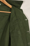 Real 1968 OG-107 Utility Shirt with Green Beret Okinawa made SSI, used.