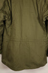 1967 Contract, M-R, U.S. Military, 2nd Model M65 Field Jacket, Aluminum Zipper, With Liner, Used