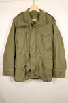 1974 Contract, S-R, U.S. Military, M65 Field Jacket, 3rd Model with Liner, Used