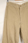 1960s 30X31 U.S. Army khaki pants, chinos, used A