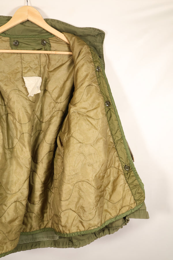 1974 Contract, S-R, U.S. Military, M65 Field Jacket, 3rd Model with Liner, Used