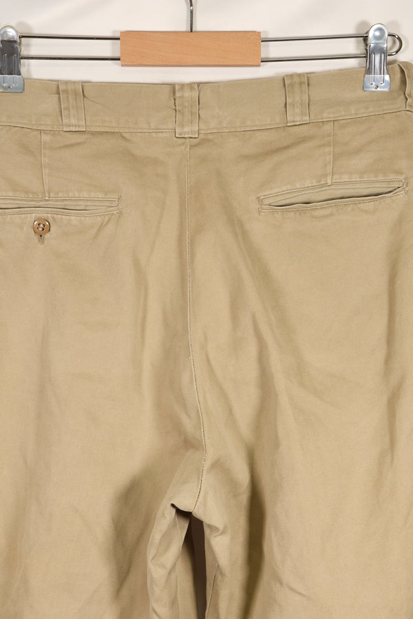 1960s 30X31 U.S. Army khaki pants, chinos, used A