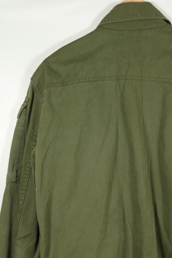 Real 1970 Australian Army fatigues shirt with rank insignia, used.