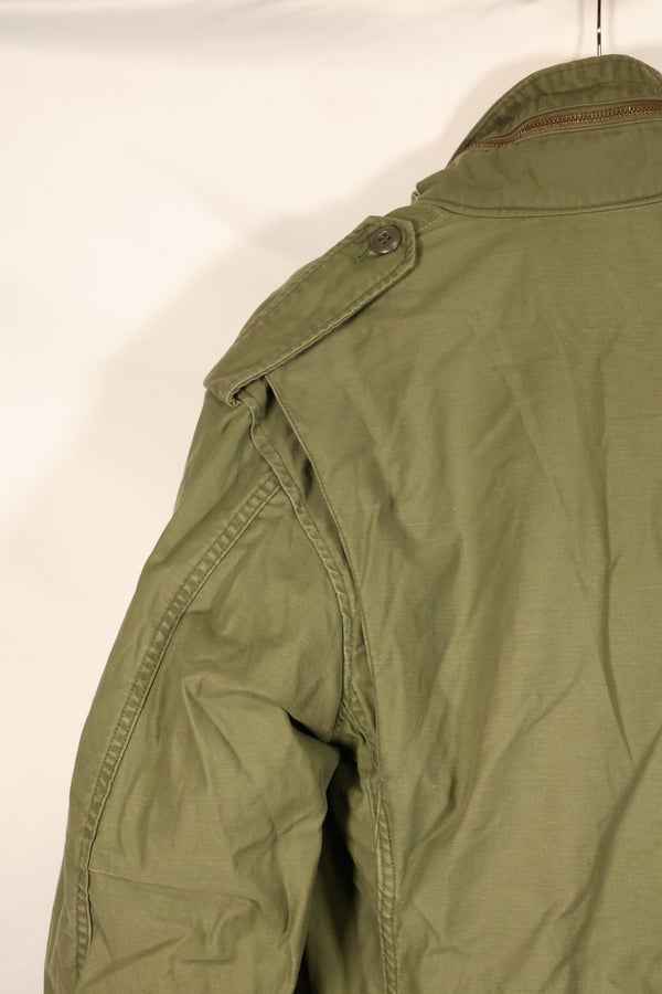 1974 Contract, S-R, U.S. Military, M65 Field Jacket, 3rd Model with Liner, Used