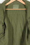 Real 1970 Australian Army fatigues shirt with rank insignia, used.