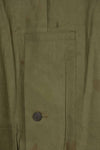 1940s-early 50s U.S. Navy, Army button deck pants, rain pants, used, A