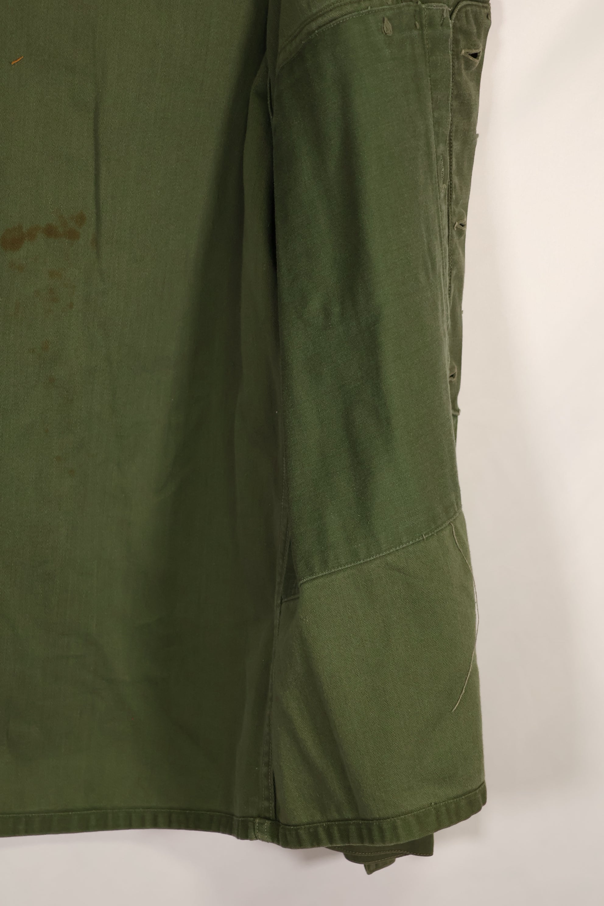 Real 1950's USMC P56 OG-107 Utility Shirt, used.