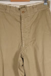 1970's Small Size U.S. Army Khaki Pants, used, used.