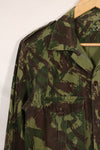 1960s-70s Portuguese Army Lizard Camouflage Combat Shirt, used.