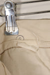 1960s, estimated 34-36 US Army cotton khaki pants, used.
