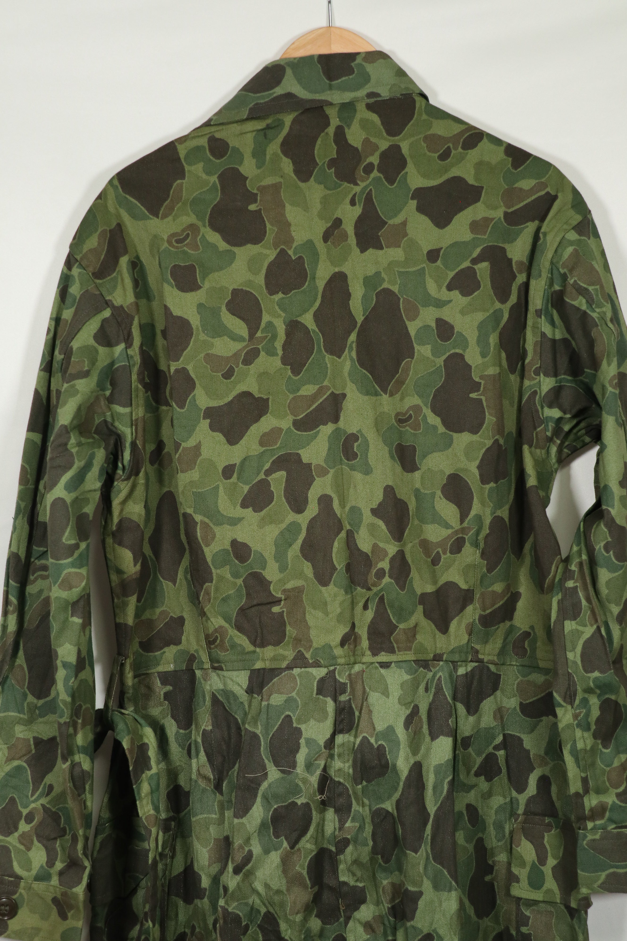 Real South Korean Army Duck Hunter Camouflage Coveralls, unused.