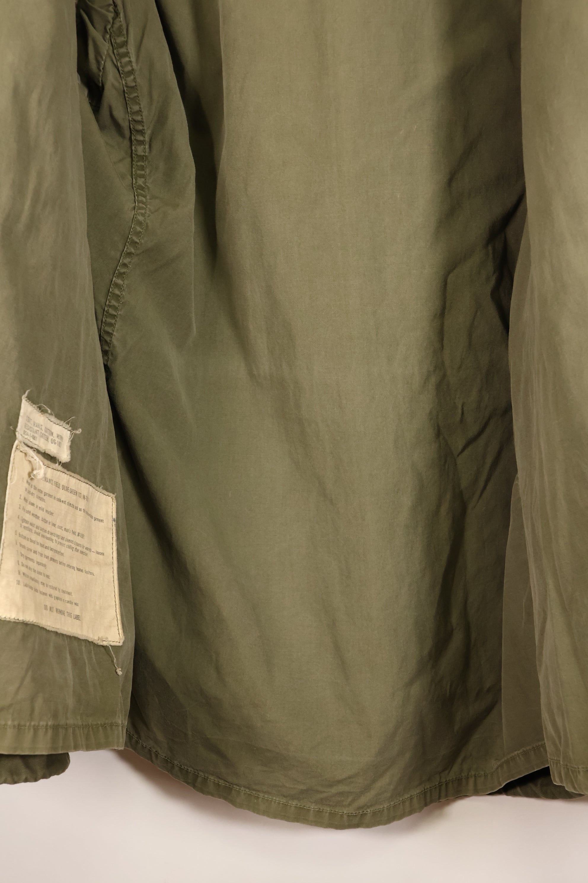 Early 1960s Lot: M-R, U.S. Army M51 Field Jacket with Liner, Used