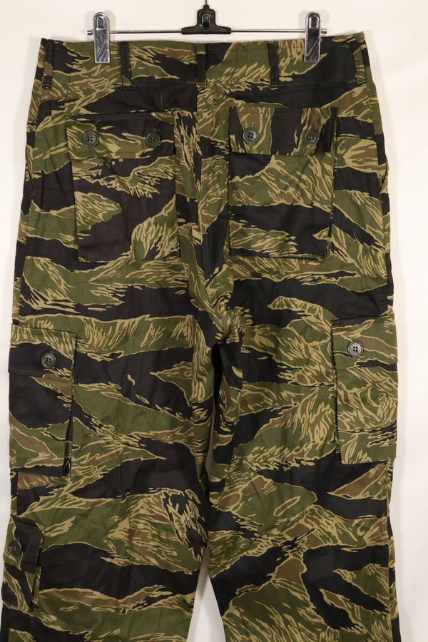 Real dead stock Okinawa Tiger Tiger stripe US cut pants US-S with Okinawa Inspected stamp B