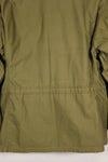 Early 1970's Estimated MEDIUM size 3rd Model M65 Field Jacket, size tag missing, used.