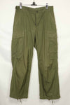 1969 Contract 4th Model Ripstop Jungle Fatigue Pants S-S Used