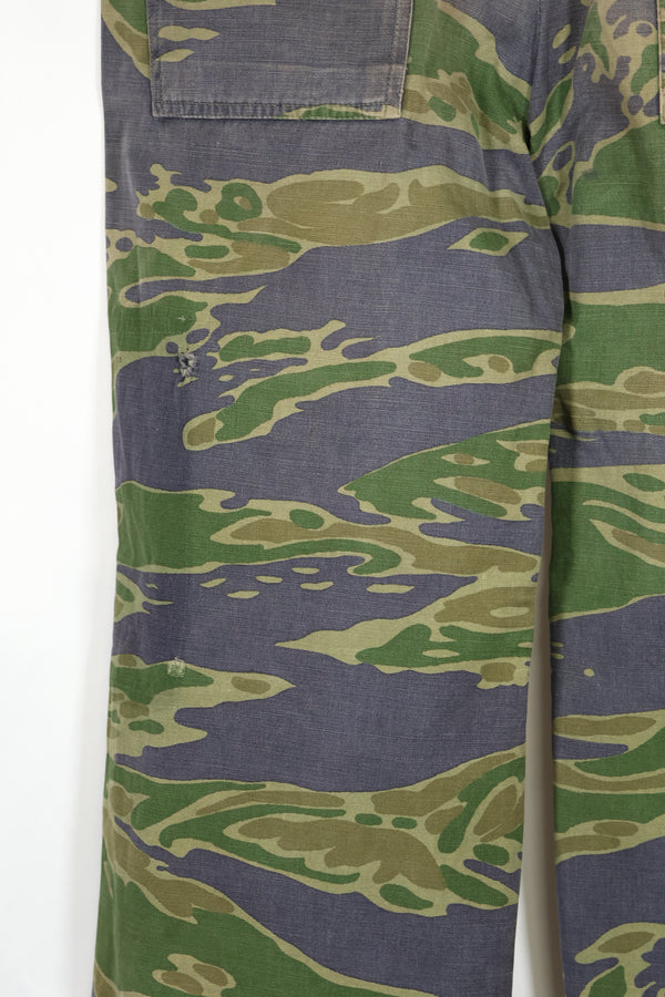 Real 1970s Late War Tiger Stripe Pants, used.